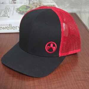 Magpul Black and Red Trucker Cap